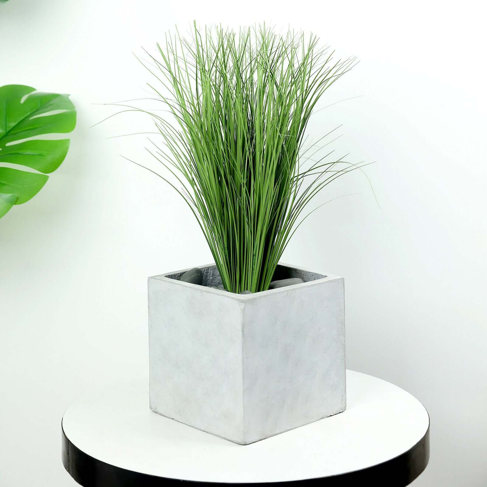 3 Plants Green Artificial Indoor/Outdoor Decorative Grass Sprays 20