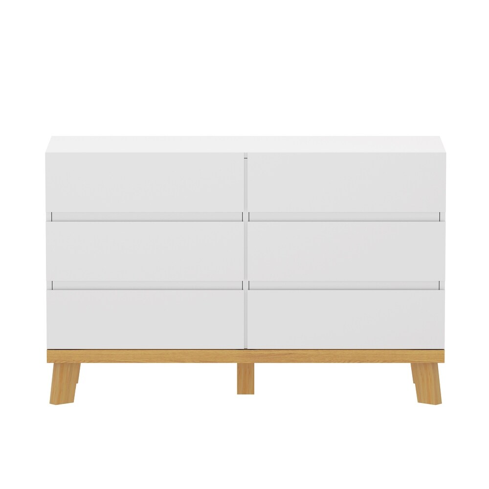 6 Drawers MDF Storage Cabinet