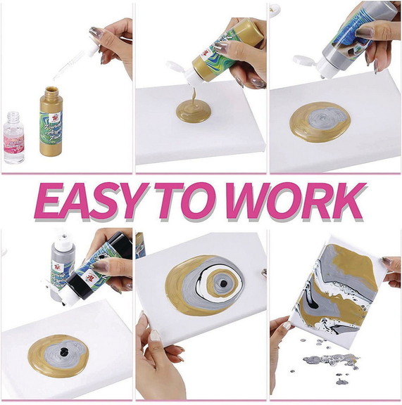 Pouring Acrylic Paint (Kit of 6)