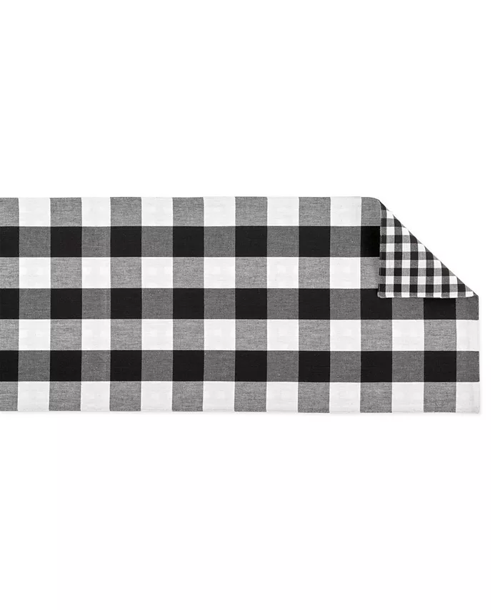 Design Imports Reversible Gingham - Buffalo Check Table Runner 14 x 108