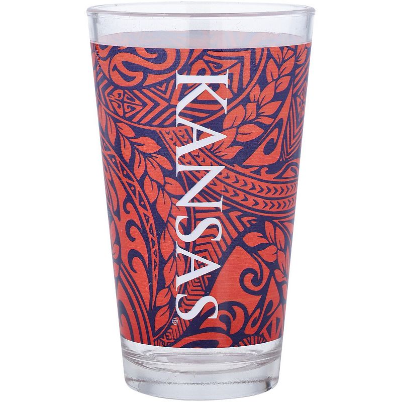 Kansas Jayhawks 16oz. Ohana Pint Glass