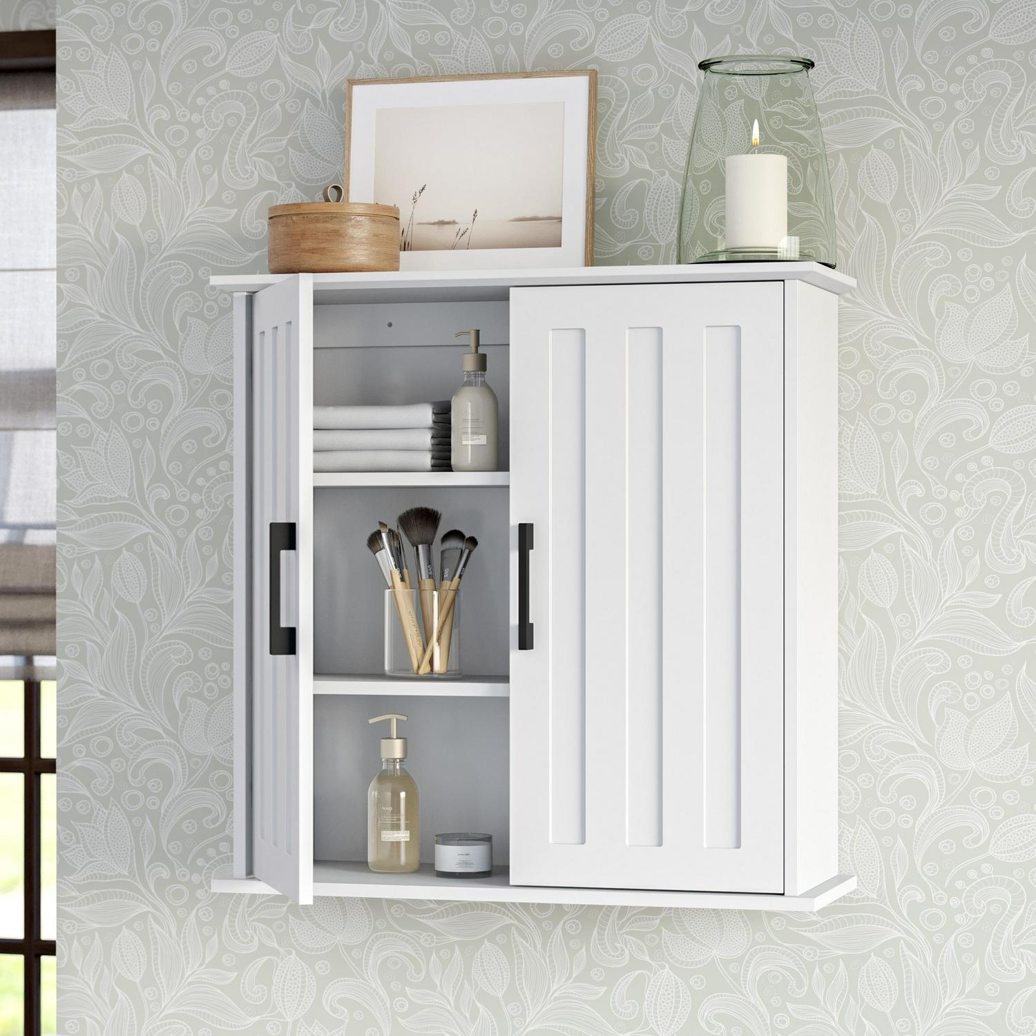 RiverRidge Home Monroe Two-Door Wall Cabinet  White