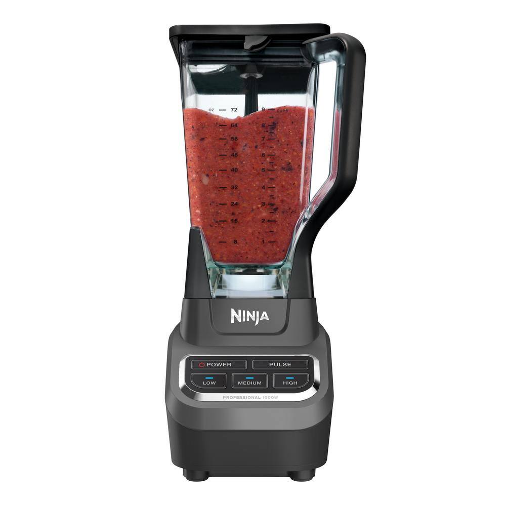 NINJA Professional Blender 72 oz. 3 Speed 1000-Watt Black Blender (BL610) BL610