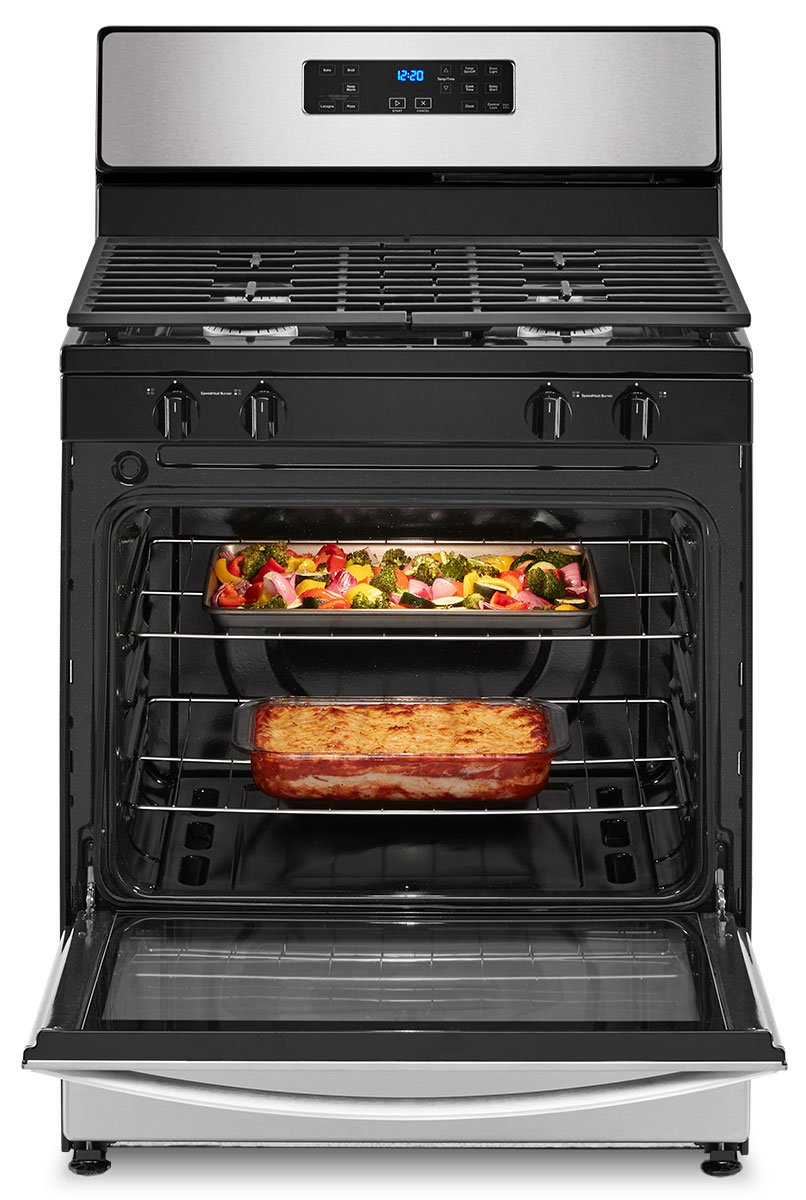 Whirlpool 5.1 Cu. Ft. Stainless Steel Freestanding Gas Range With Broiler Drawer