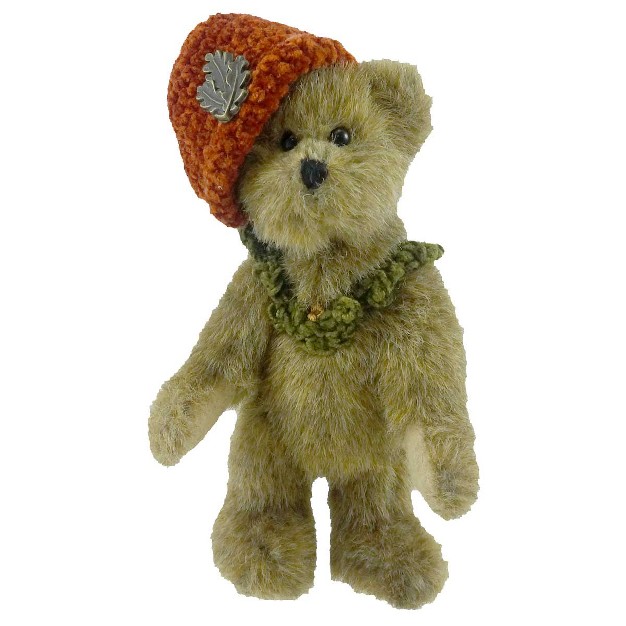 Boyds Bears Plush Cecilia Debearvoire Inches Hat Series Fall Autumn 918101 Fabric