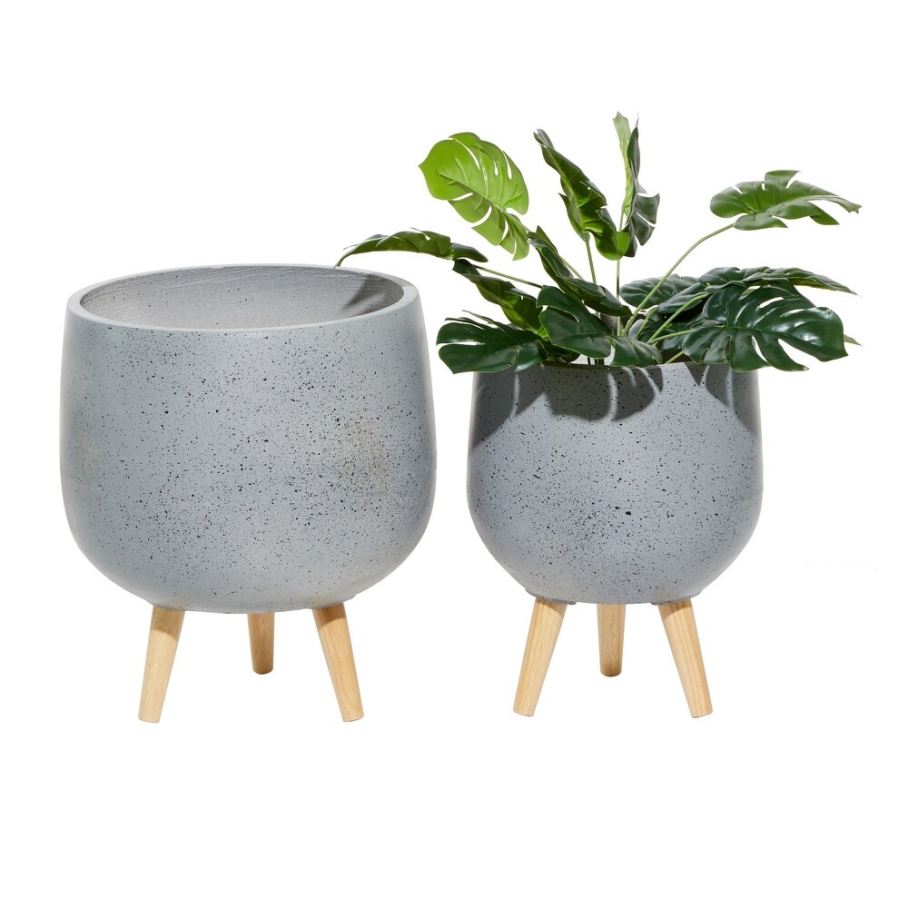 MgO Contemporary Planter (Set of 2)   S/2 17\