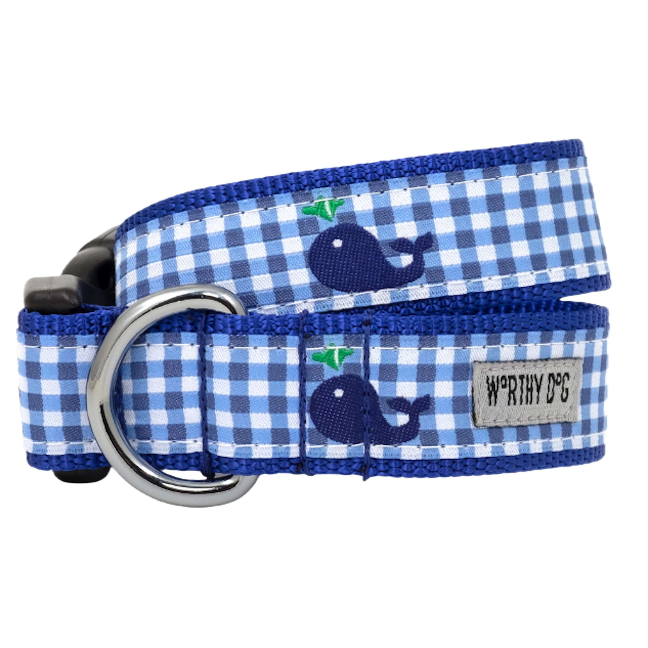 Collar | Gingham Whales