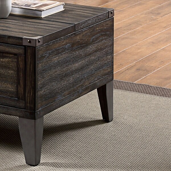 Furniture of America Sete Urban Oak 48-inch 2-drawer Coffee Table