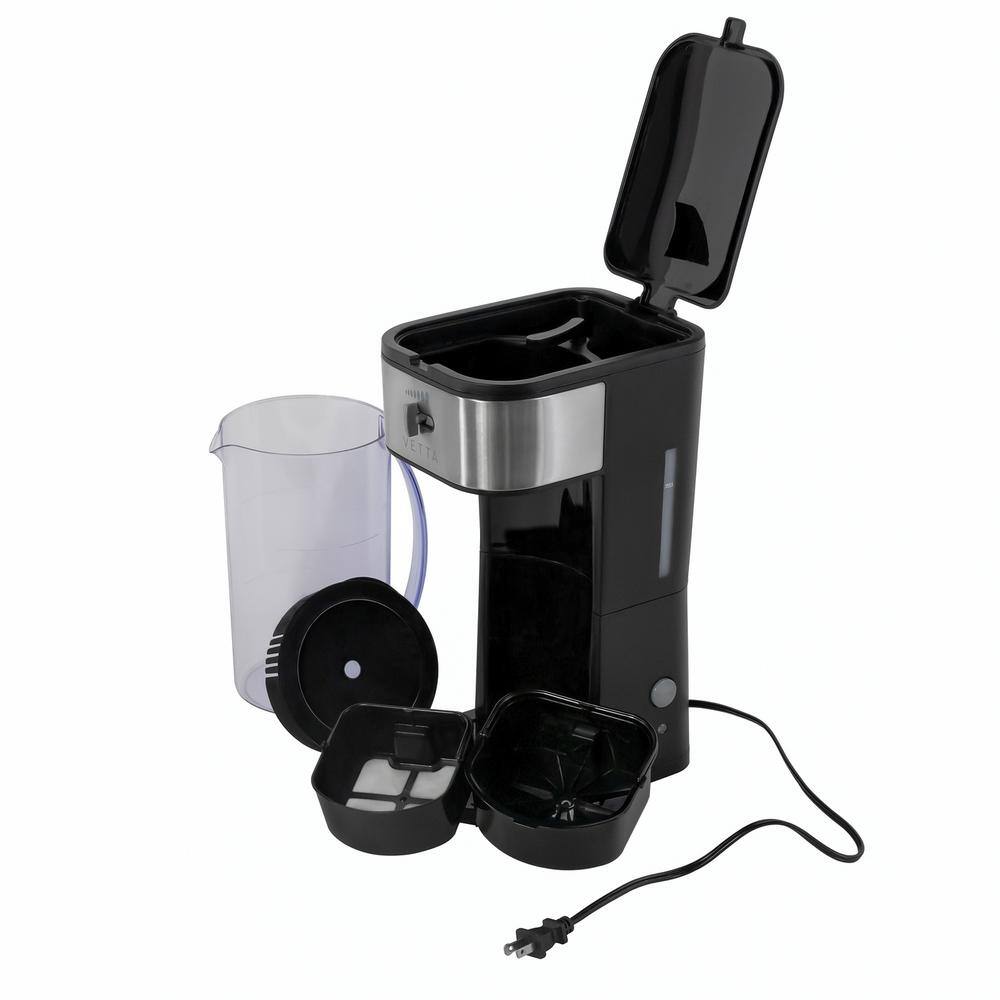 VETTA 10-Cup Black Iced Tea and Coffee Maker with Adjustable Strength Selector VTM-101