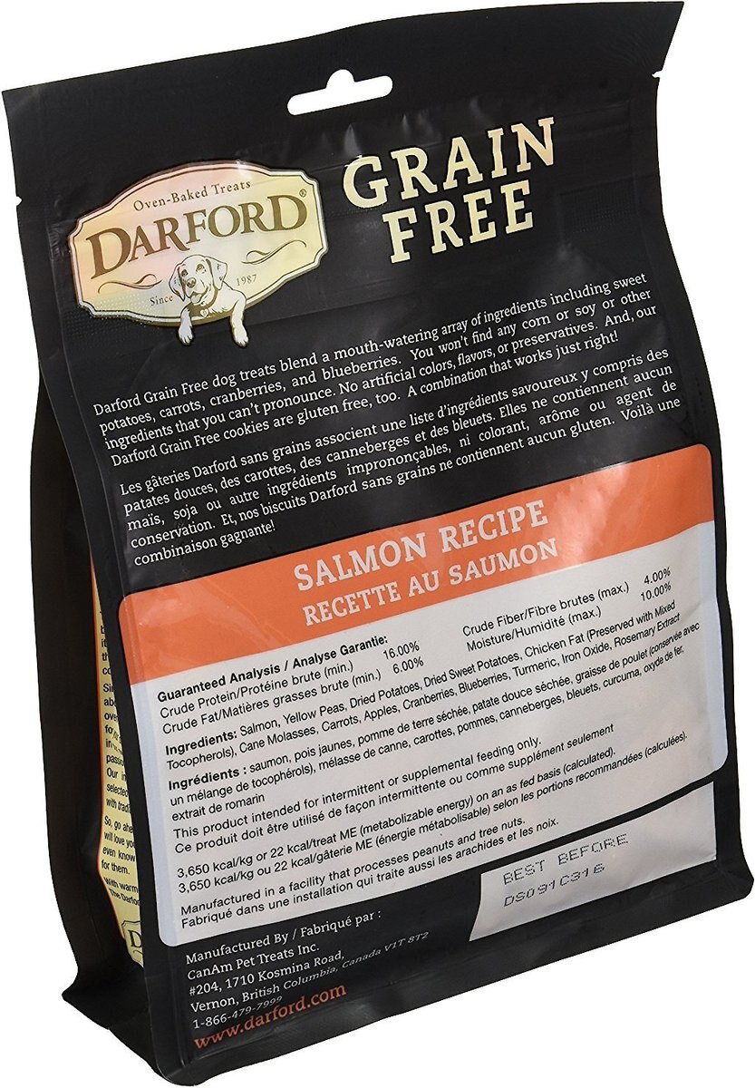 Darford Grain-Free Baked Salmon Recipe with Mixed Vegetables Dog Treats