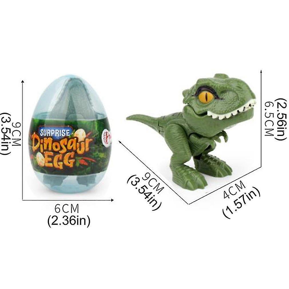 4pcs Finger Dinosaur Anime Action Figures Toys With Dino Eggs