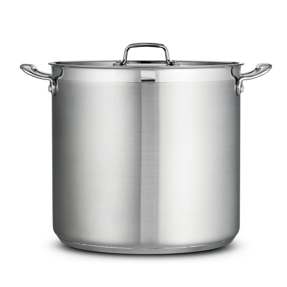 Tramontina Gourmet 24 qt. Stainless Steel Stock Pot with Lid 80120003DS