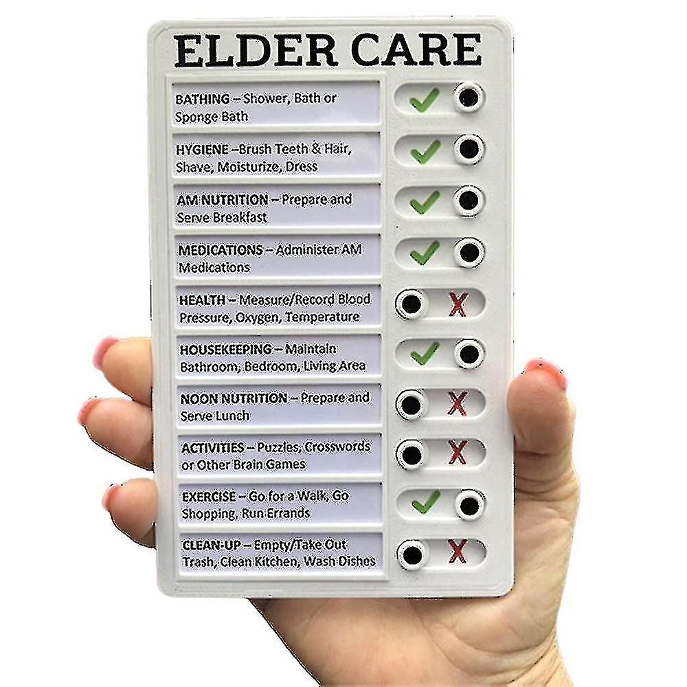 Portable My Chores Elder Care Message Rv Checklist Plastic Memo Board