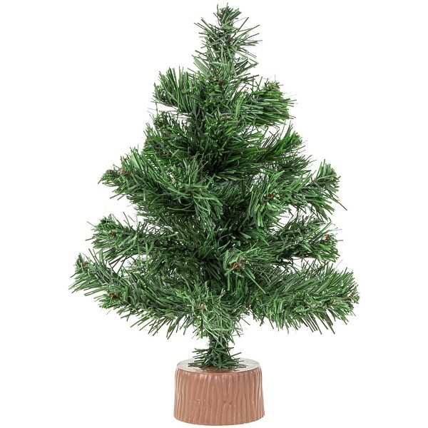 12 Mini Pine Full Artificial Christmas Tree，Unlit