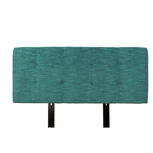 MJL Furniture Ali Button Tufted Lucky Turquoise Upholstered Headboard - - 10856120