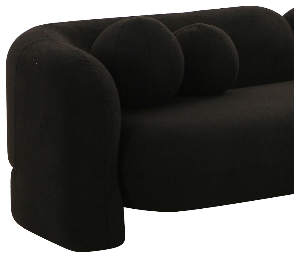 Amelie Faux Fur Sofa   Transitional   Sofas   by TOV Furniture  Houzz