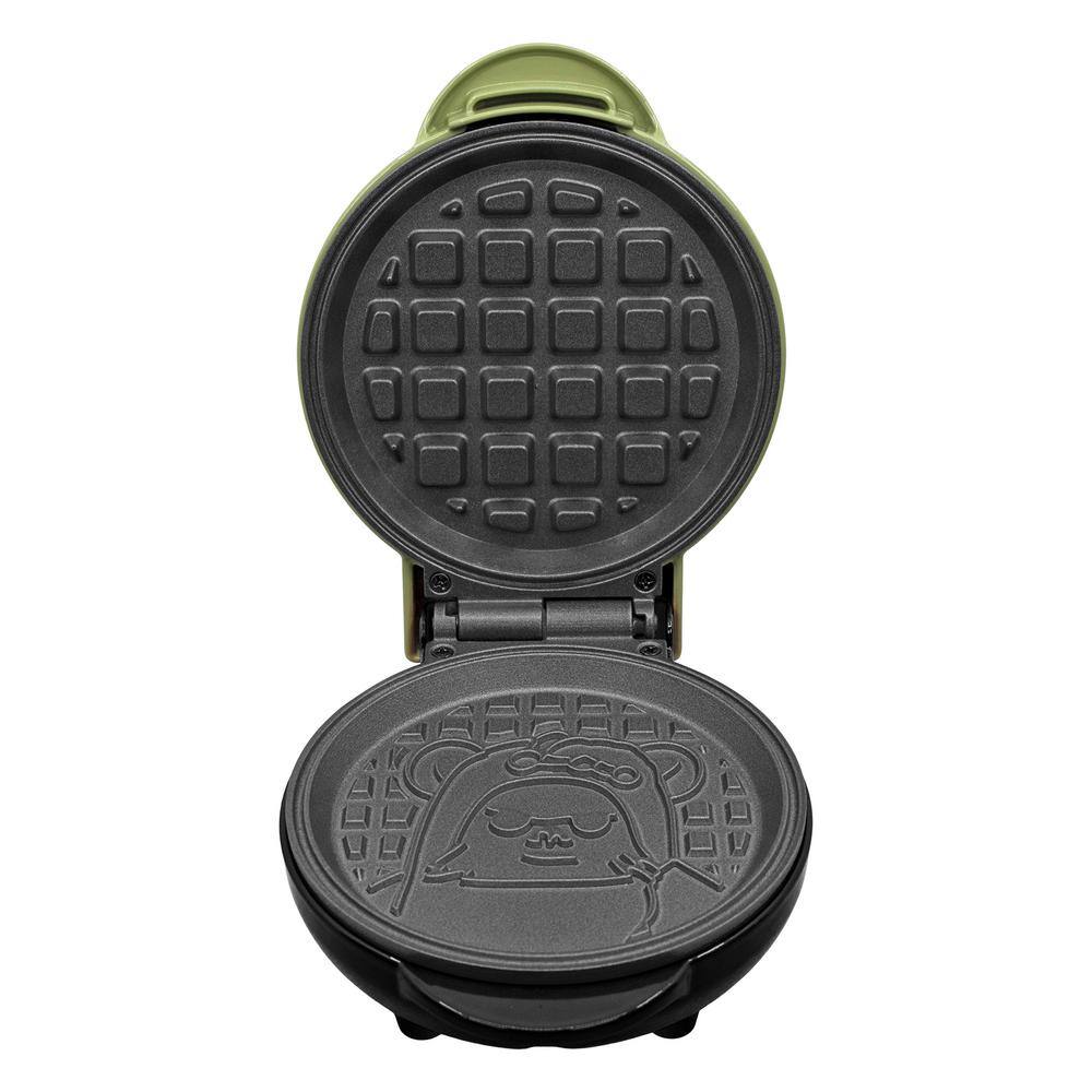 Uncanny Brands Star Wars Multicolor Ewok Mini American Waffle Maker WM3-SRW-EWO