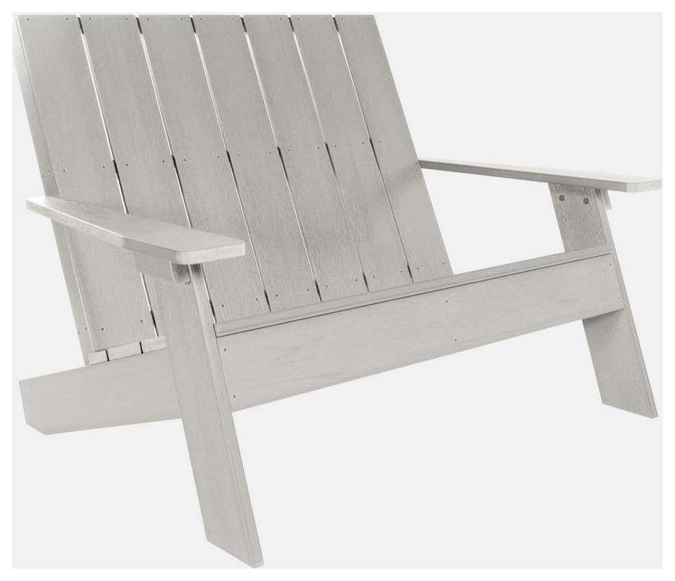 Italica Modern Double Wide Modern Adirondack Chair   Transitional   Adirondack Chairs   by highwood  Houzz