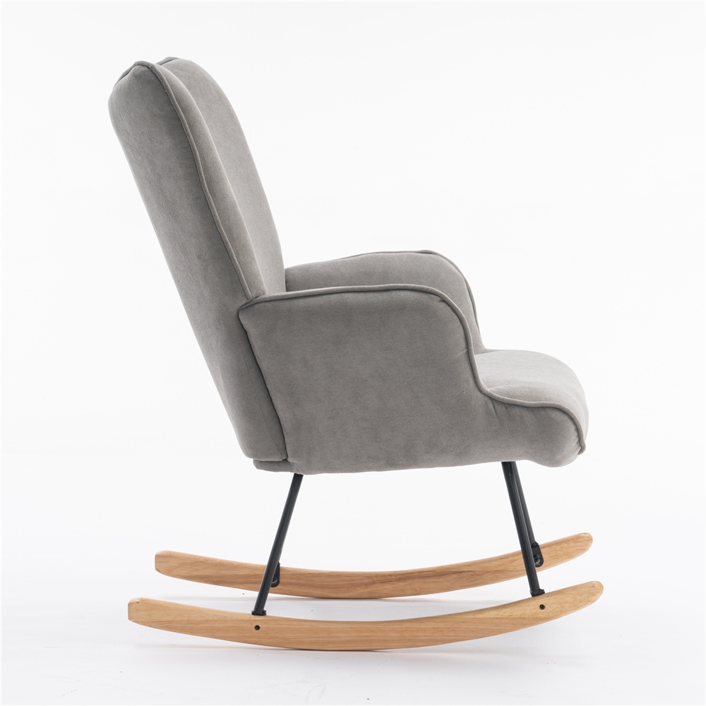 Simple Modern Style Rocking Chair for Living Room