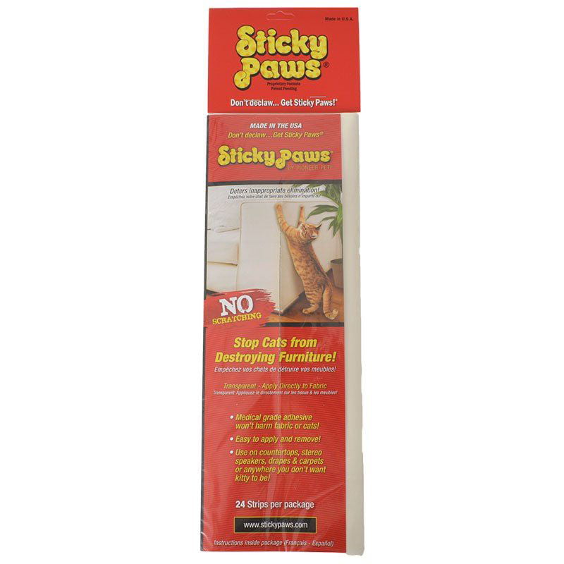 Pioneer Sticky Paws Furniture Strips 24 Count Pack of 2