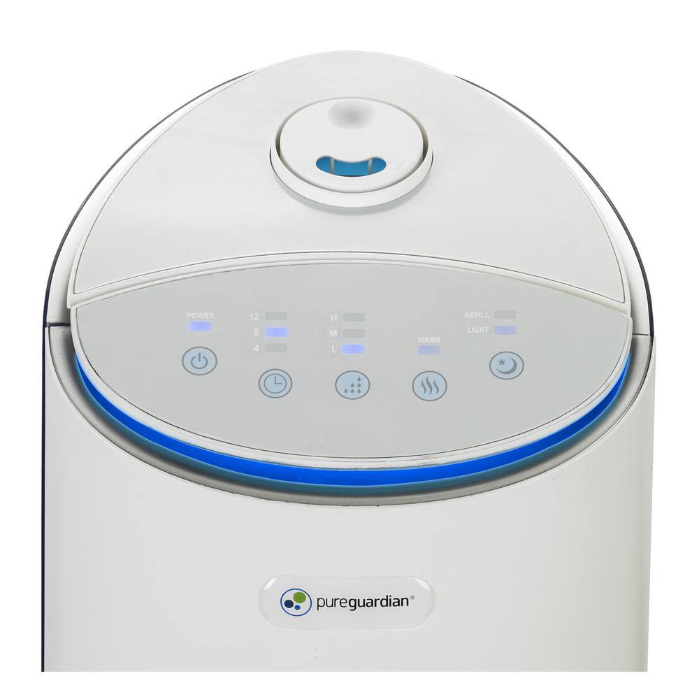 Pure Guardian 1.5 Gal. 100-Hour Ultrasonic Warm and Cool Mist Tower Humidifier and Aroma Tray H3250WCA