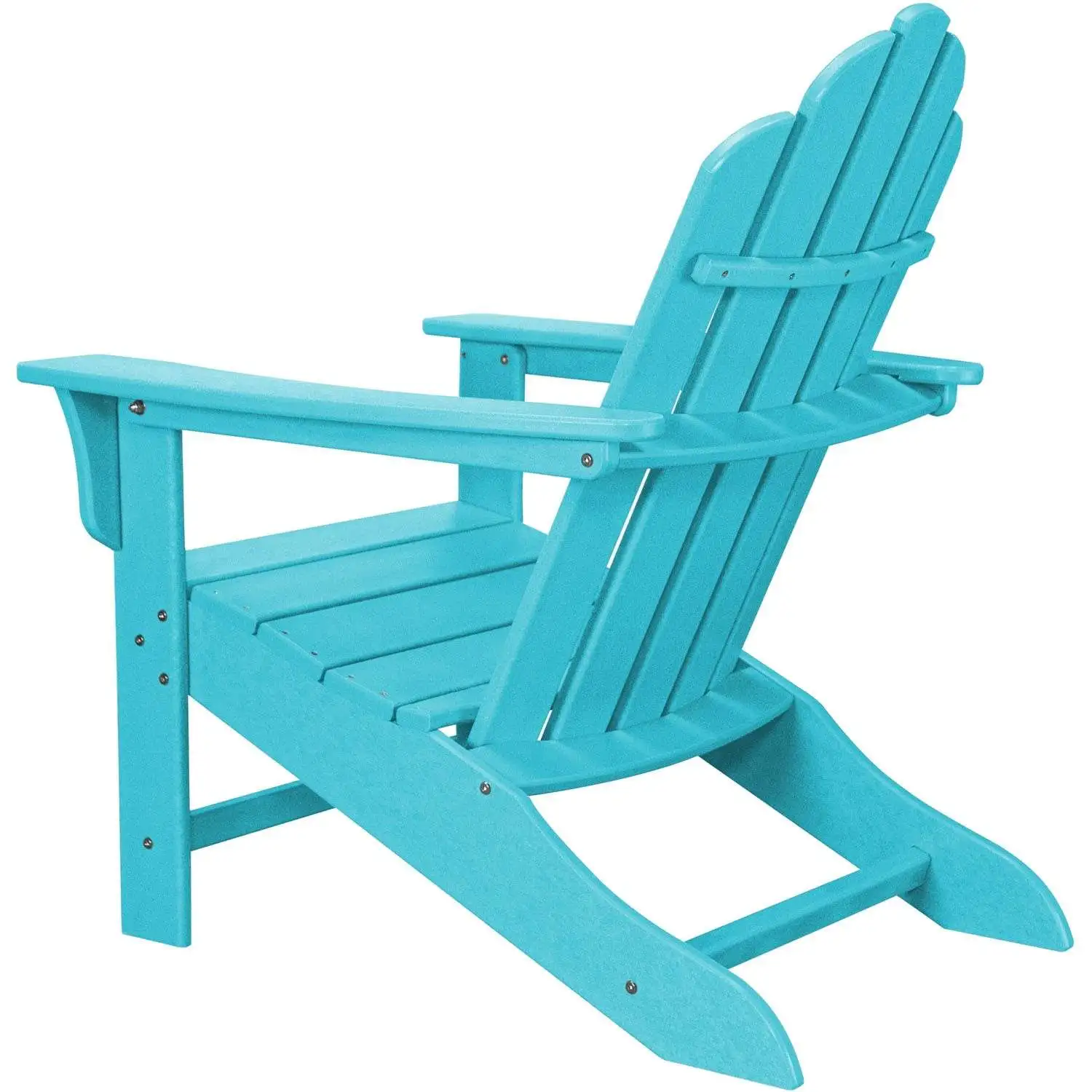 Hanover All Weather Blue HDPE Frame Adirondack Chair