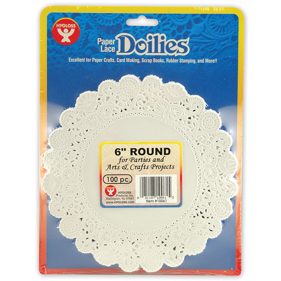 Hygloss Products HYG10061 Doilies 6 White Round 10...