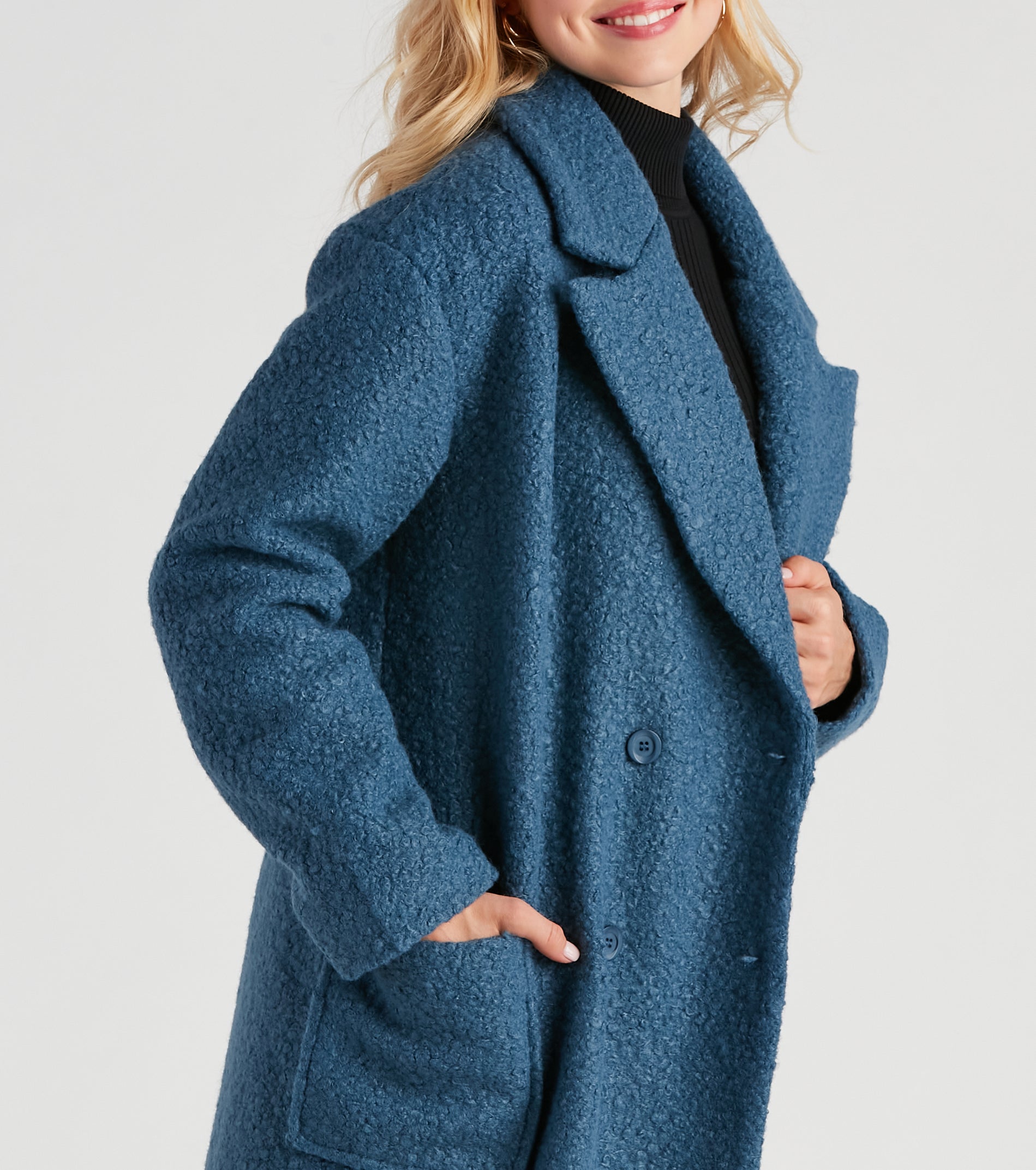 SoHo Girl Double-Breasted Trench Coat