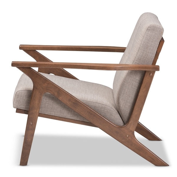 Baxton Studio Bianca Mid-century Lounge Chair