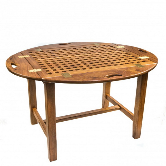 Whitecap Teak Butler  039s Table   60018