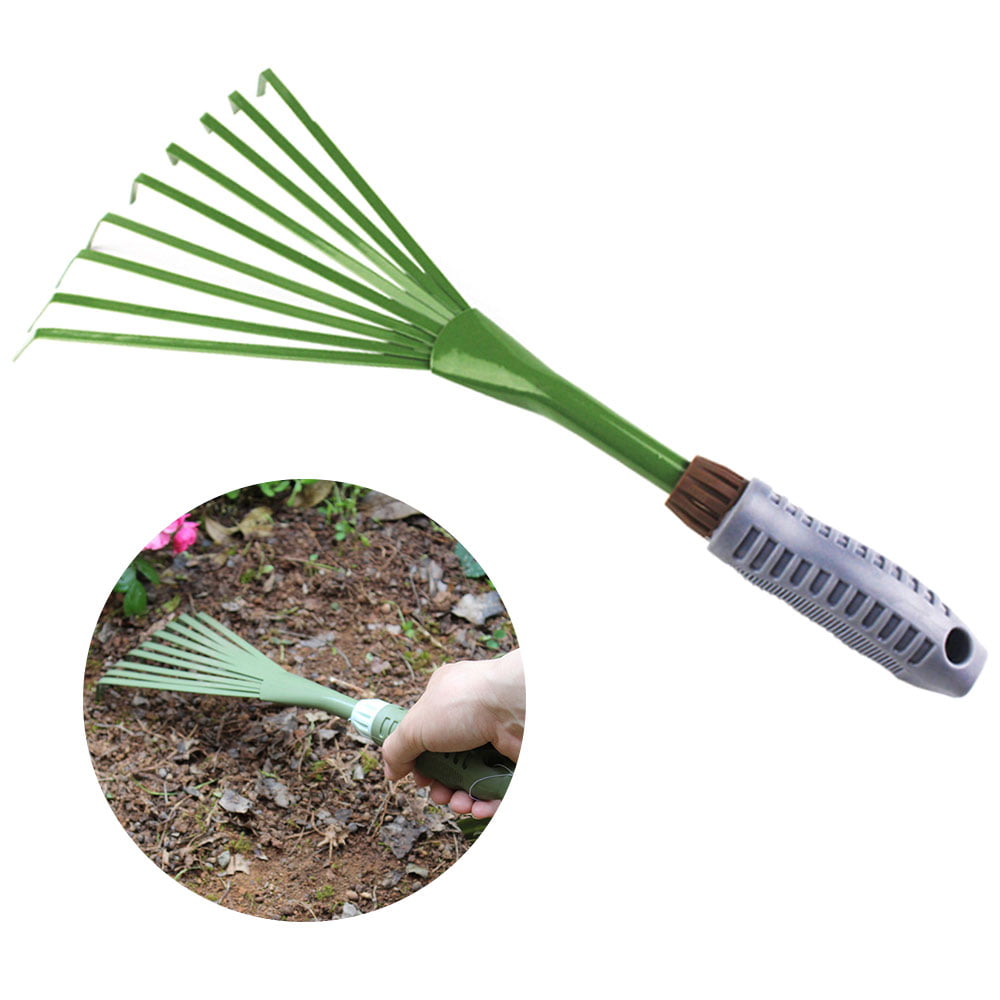 Ergonomic Grip Non-Slip Handle Hand Shrub Rake Gardening Hand Tools Rake