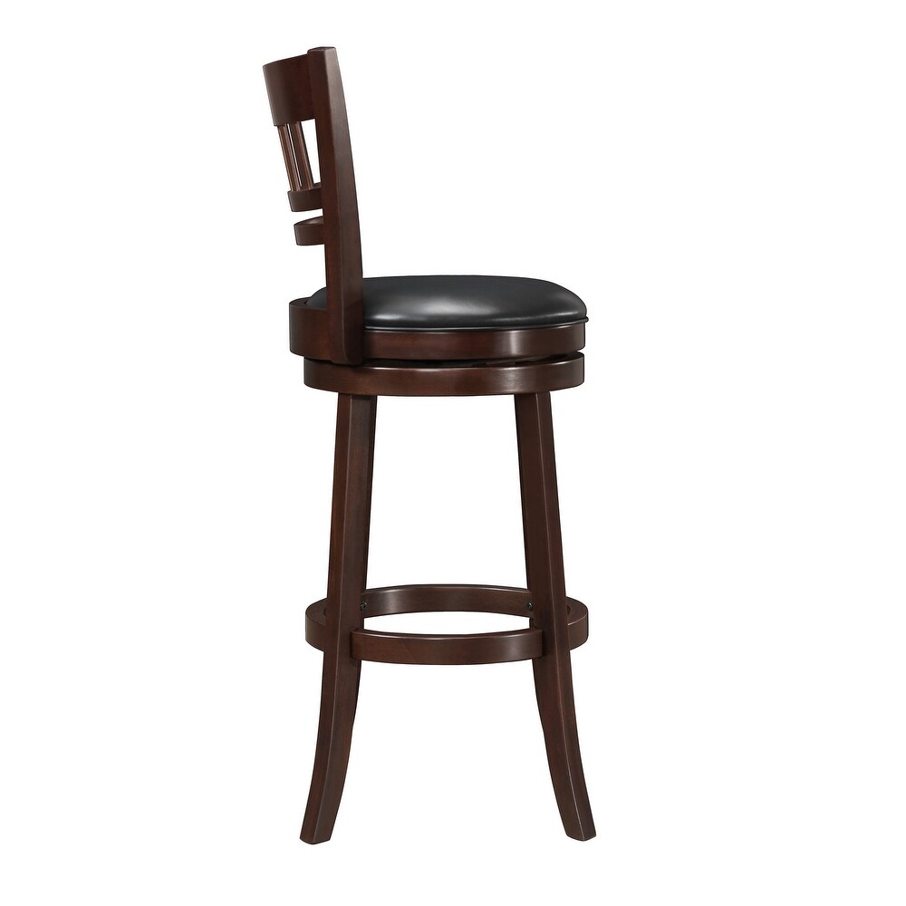 Aris Lattice Back Swivel Barstool