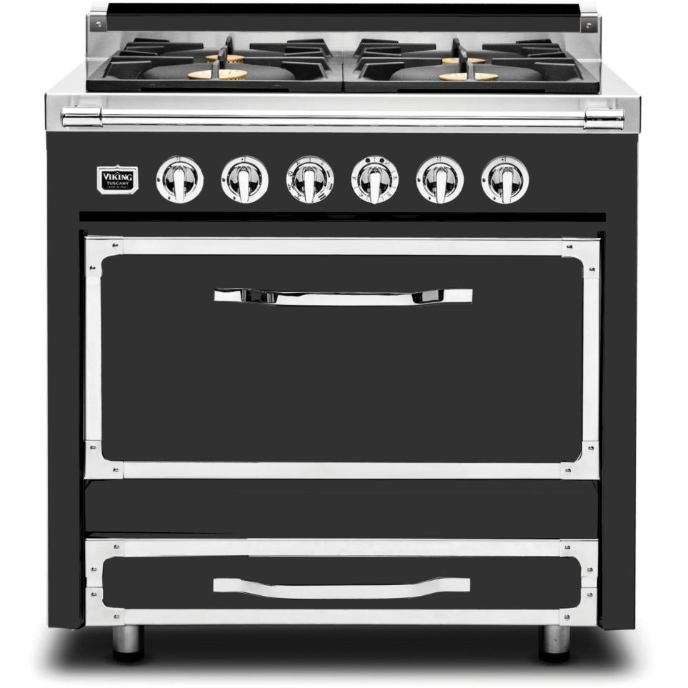 Viking 36-inch Freestanding Dual Fuel Range with 4 Burners TVDR361-4BCS