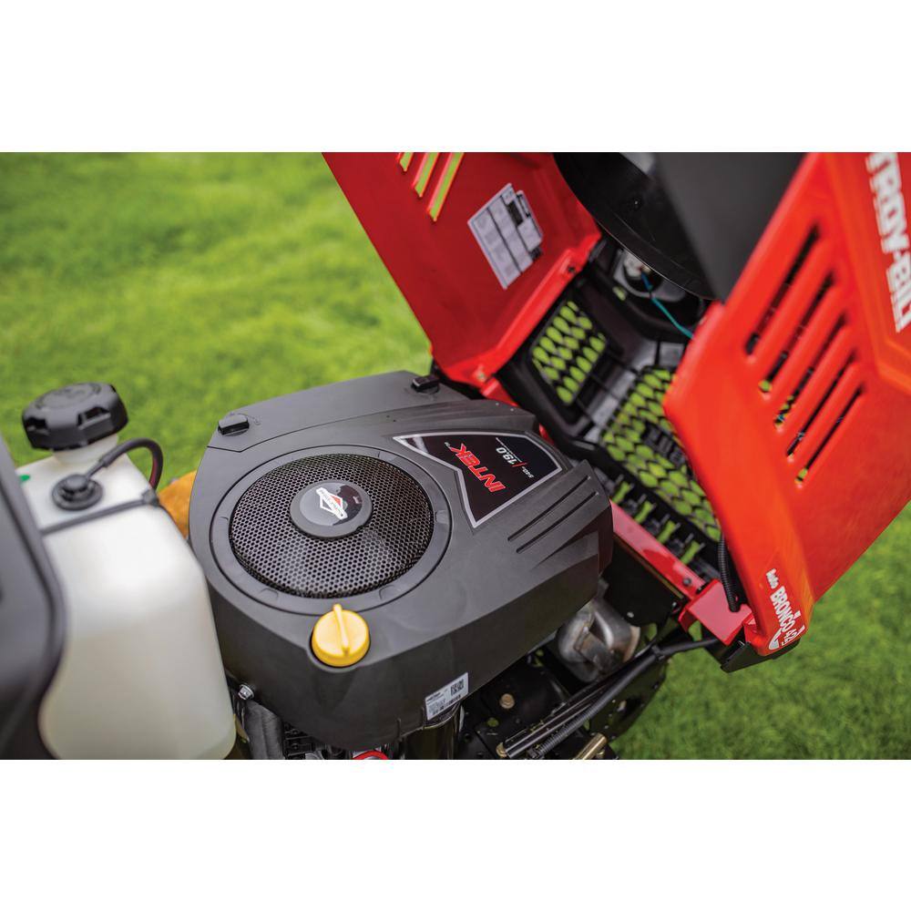 Troy-Bilt Bronco 42 in. 19 HP Briggs and Stratton Engine Automatic Drive Gas Riding Lawn Tractor Bronco 42