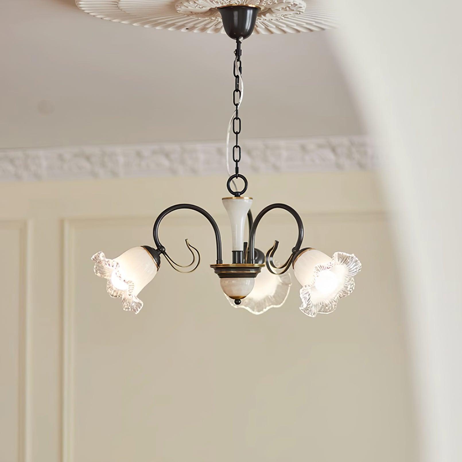 Luce Black Chandelier