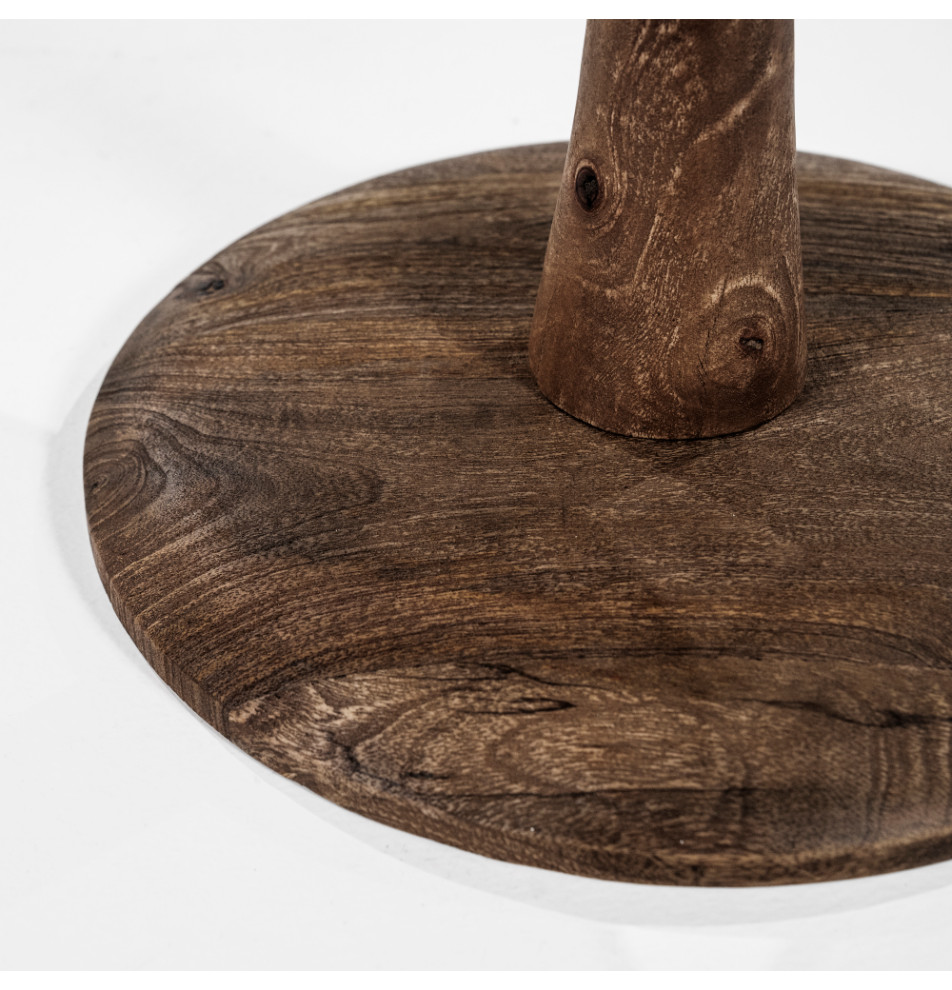 Round Pedestal Coffee Table L  By Boo Boogie   Rustic   Coffee Tables   by Oroa   Distinctive Furniture  Houzz