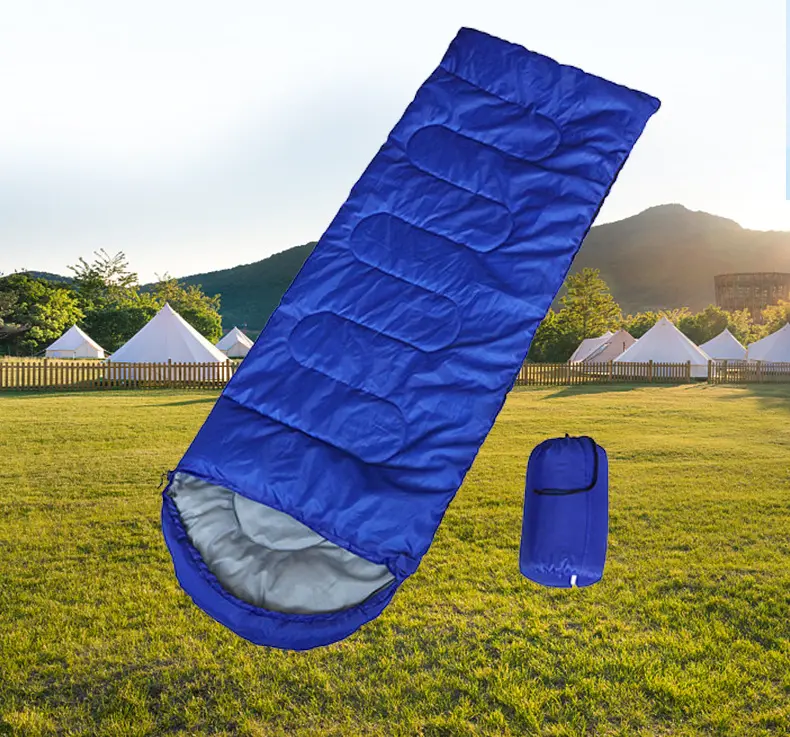 Outdoor Cold Weather Keep Warm Adult Envelope Sleeping Bag For Camping Hiking