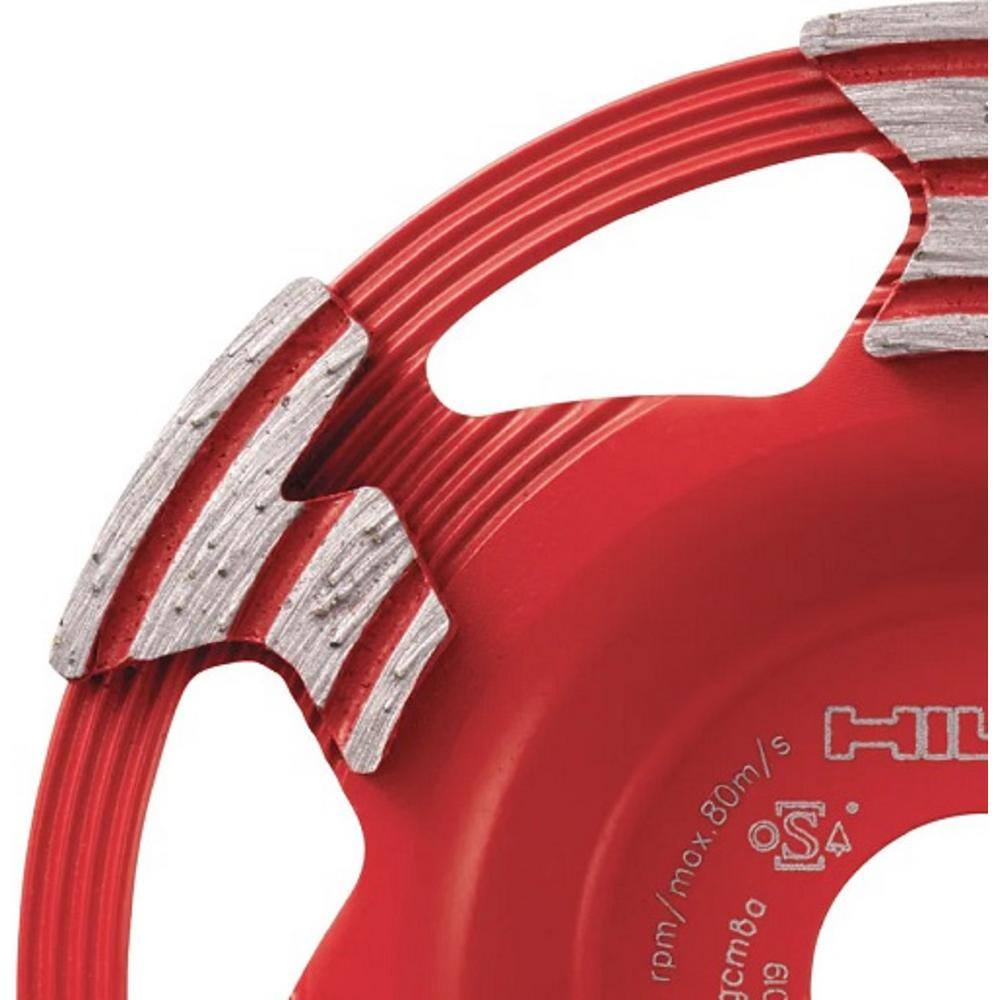 Hilti 5 in. x 78 in Arbor SPX Diamond Cup Wheel for Angle Grinder DGH 130 Only 2238589