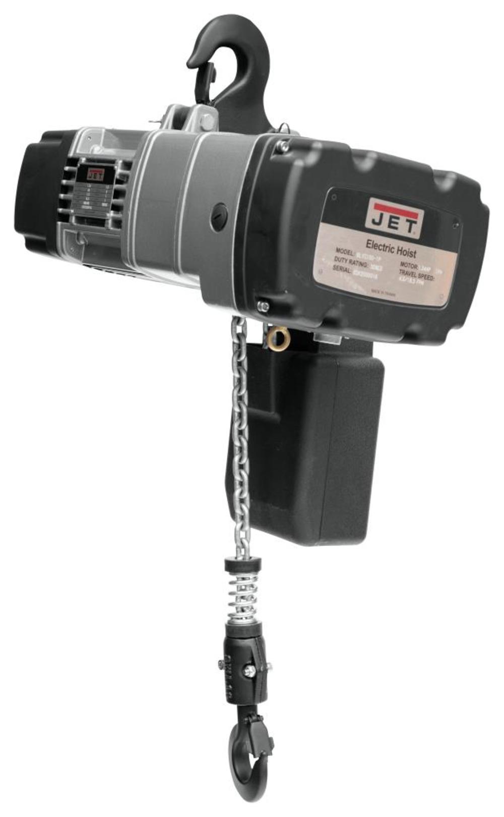 JET BLVS200-010 Electric Chain Hoist 2 Ton 1 Phase 10' Lift 104044 from JET