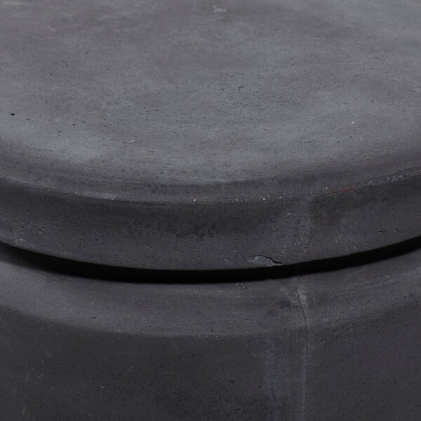 Fiber clay Industrial Outdoor Stool 17 x 15 x 15