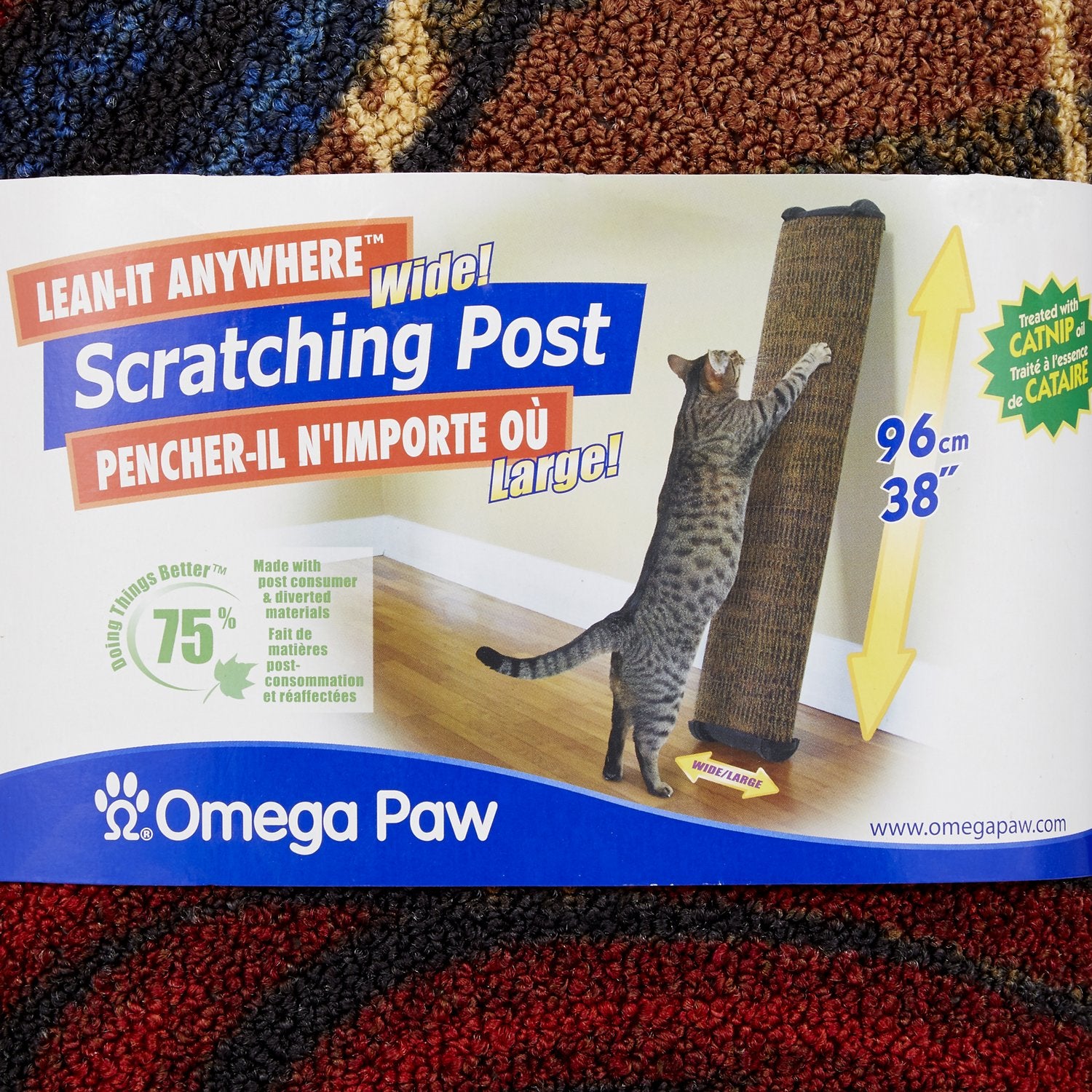 Lean-it Everywhere Scratch Post Wide 38 inch