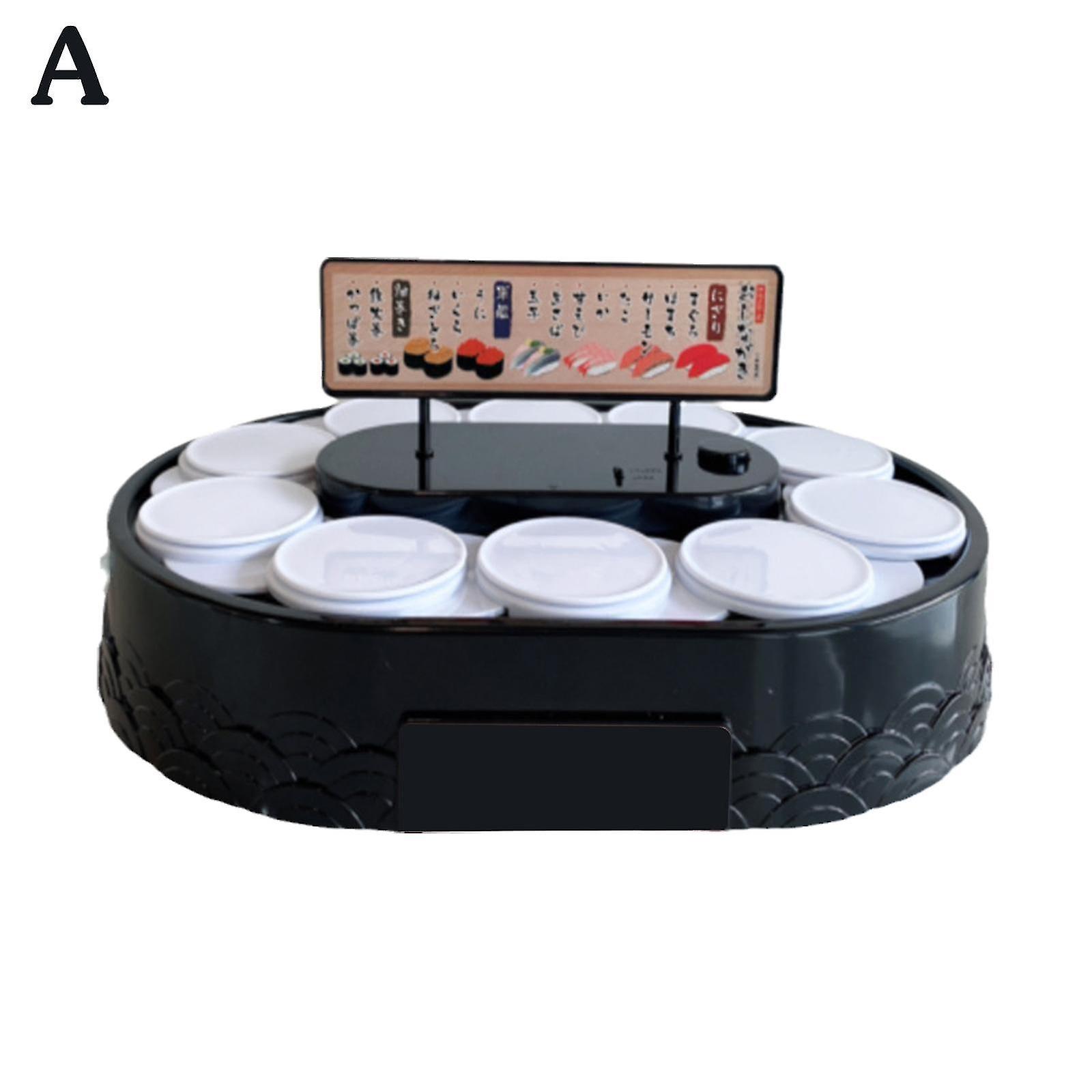 Conveyor Sushi Machine Automatic Rotary Dessert Cake Display Stand Plates For Wedding Party Birthday