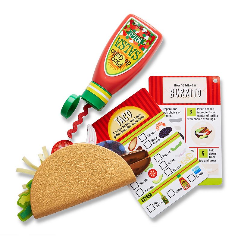 Melissa and Doug Fill and Fold Taco and Tortilla Set