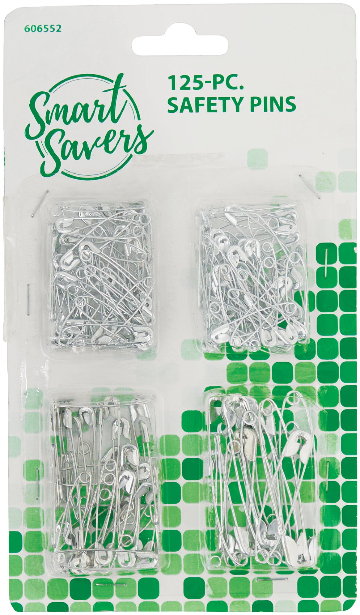 Smart Savers Assorted Size Safety Pins Assorted (Pack of 12)