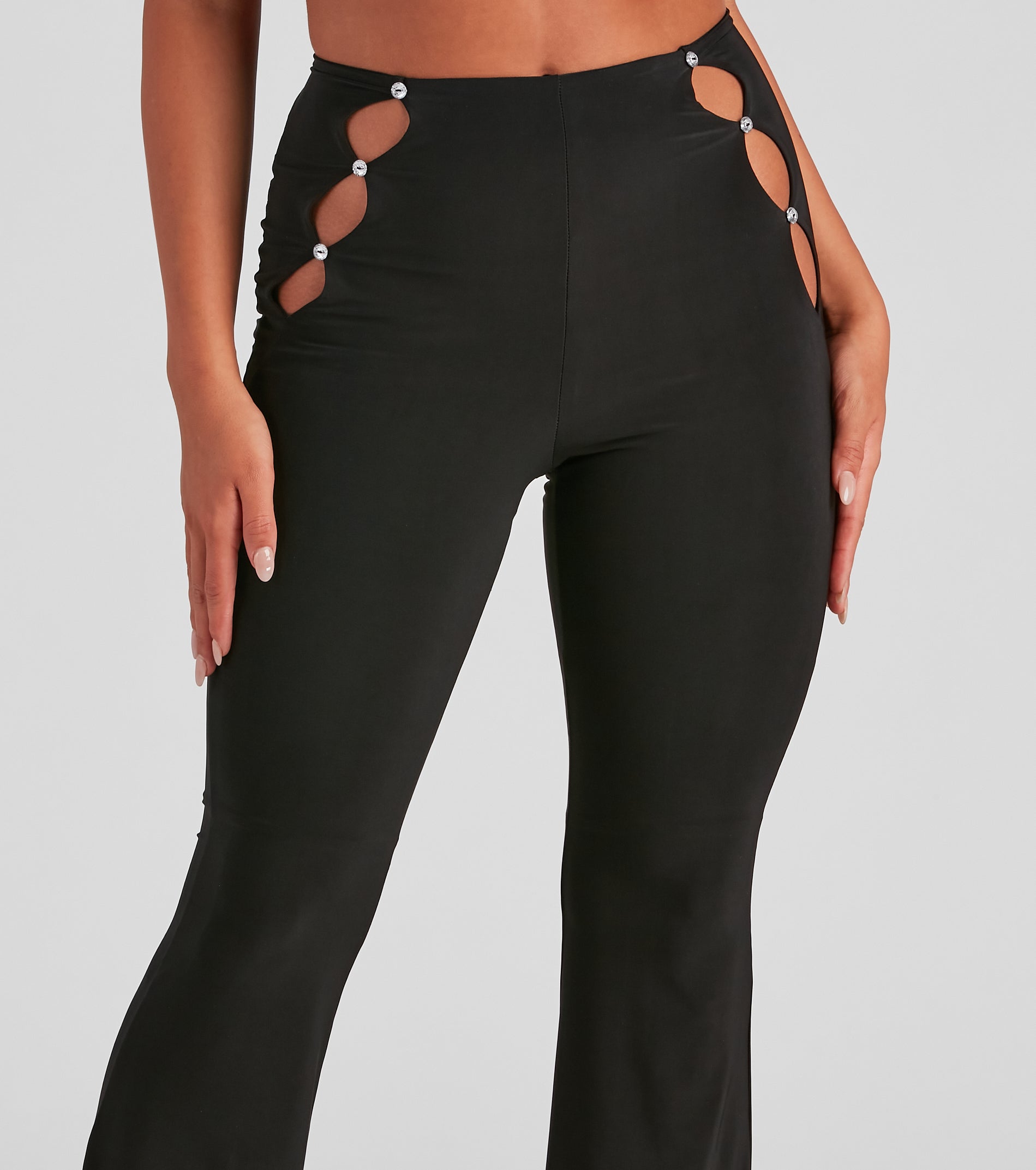 Hidden Gem High Rise Flare Pants