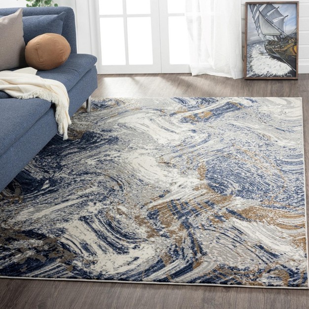 Luxe Weavers Modern Marble Abstract Area Rug