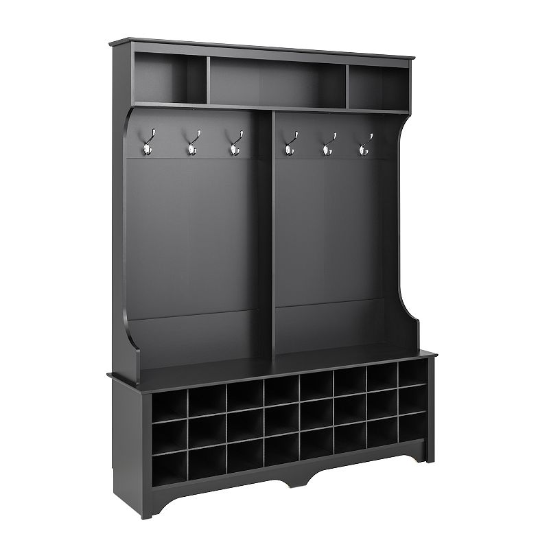 Prepac Wide Hall Tree Storage Cabinet