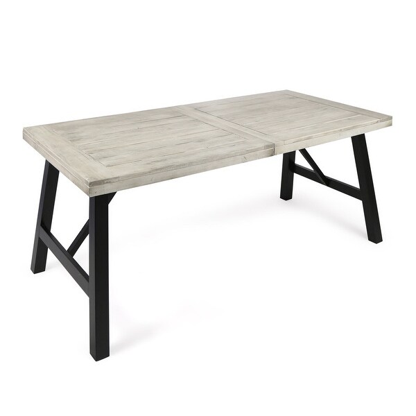 BETTINA Modern wooden dining table for outdoor kitchen etc