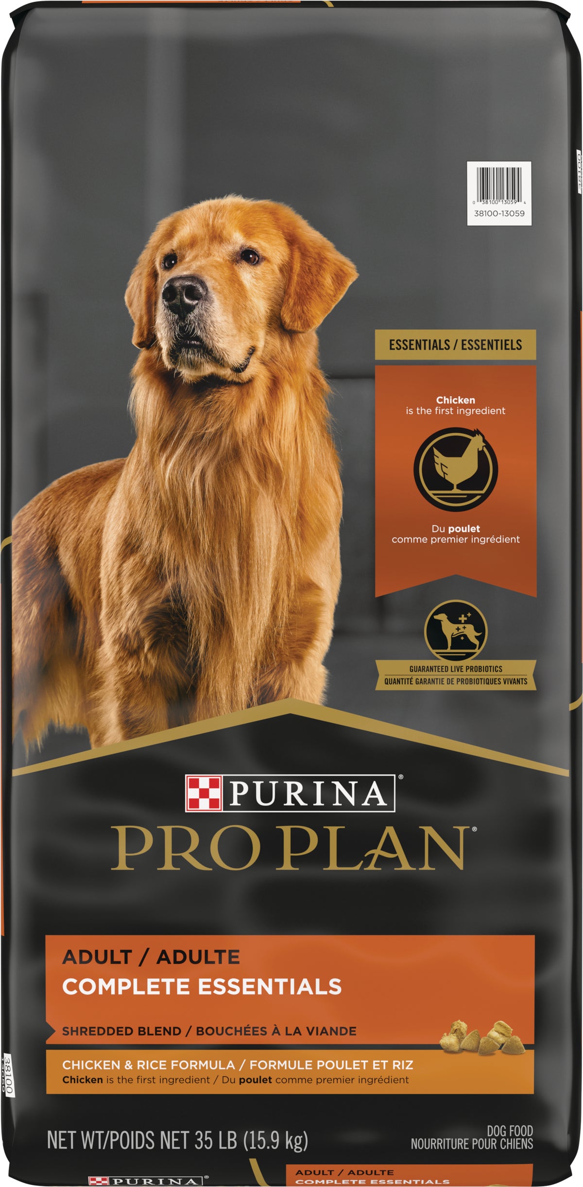 Purina Pro Plan Shredded Blend Dry Dog Food 35 Lb.