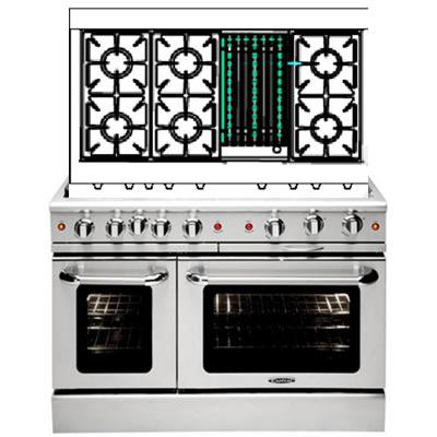 Capital 48-inch Freestanding Gas Range MCR486B-L